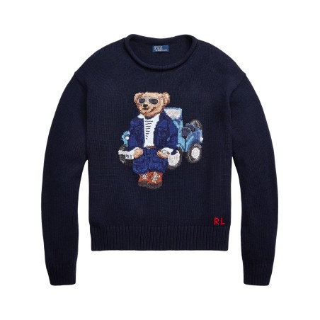 Polo bear cotton jumper