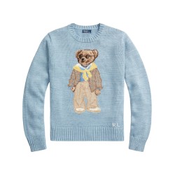 Polo bear cotton sweater