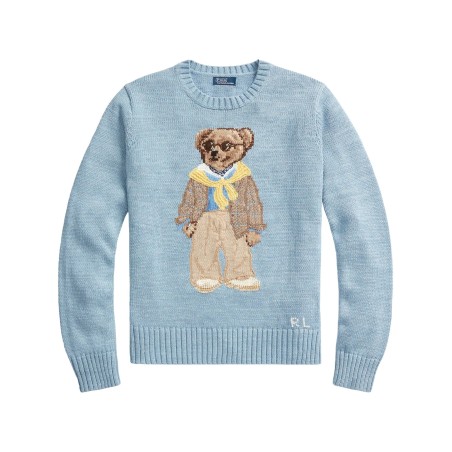 Polo bear cotton sweater