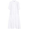 Poplin midi dress