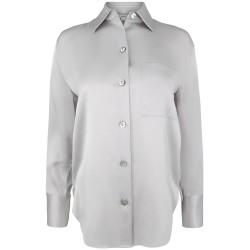 Relaxed l-s chest pkt blouse