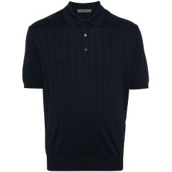 Short sleeve jersey polo shirt