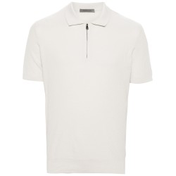 Short sleeve jersey polo shirt