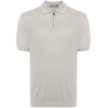 Short sleeve jersey polo shirt