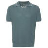 Short sleeve jersey polo shirt