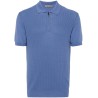 Short sleeve jersey polo shirt