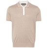 Short sleeve jersey polo shirt