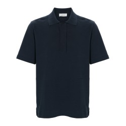 Short-sleeve cotton polo shirt