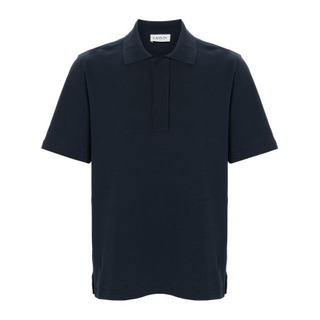 Short-sleeve cotton polo shirt