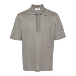 Short-sleeve cotton polo shirt