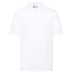 Short-sleeve cotton polo shirt