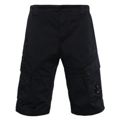 Stretch sateen cargo shorts