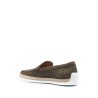 Suede slip-on loafers