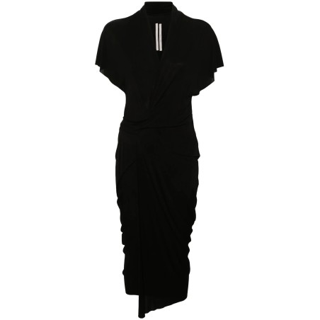 V-neck jersey wrap dress