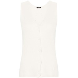 Vest linen blend