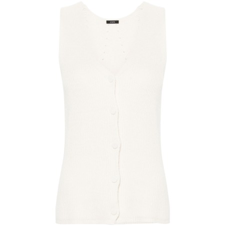 Vest linen blend