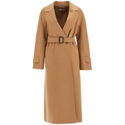 maxi double-breasted coat