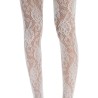 lace thigh-high stockings with