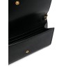 Embl?me leather clutch bag