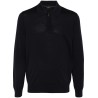 Polo with zip l/s