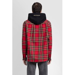 tartan hooded shirt