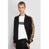 leopard stripes track jacket