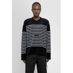 striped velour long sleeve t-shirt