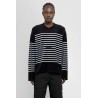 striped velour long sleeve t-shirt