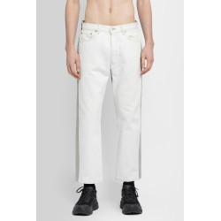 bicolor denim trousers