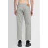 bicolor denim trousers