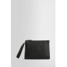 embossed logo pouch