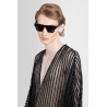 llng kaftan shirt in striped mesh