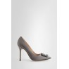 hangisi 105 satin jewel buckle pumps