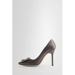 hangisi 105 satin jewel buckle pumps