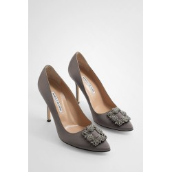 hangisi 105 satin jewel buckle pumps