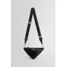 triangle leather shoulder bag