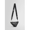 triangle leather shoulder bag