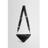 triangle leather shoulder bag