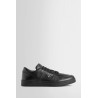 black downtown leather sneakers