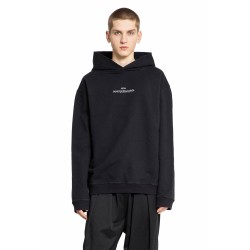 hooded upsidedown sweatshirt