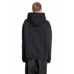 hooded upsidedown sweatshirt