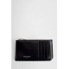 black leather card holder