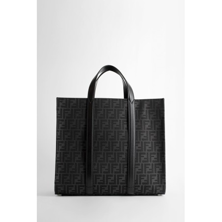 ff jaquard fabric shopper bag