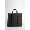 ff jaquard fabric shopper bag