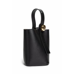 medium pebble bucket bag in mellow calfskin