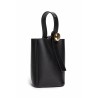 medium pebble bucket bag in mellow calfskin