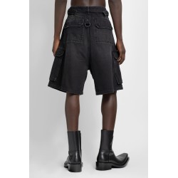 multipocket cargo denim shorts