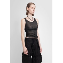 mara wrinkled cropped tank top