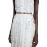 embroidered organza dress