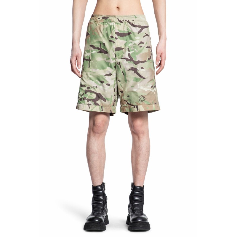 camo logo shorts